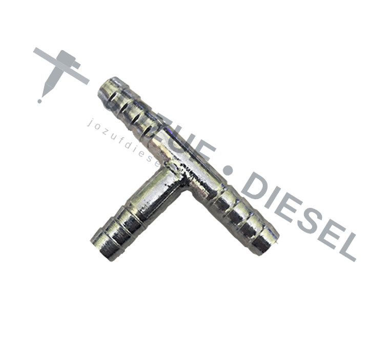 8mm T-Shape Diesel Fuel Pipe Connector 3