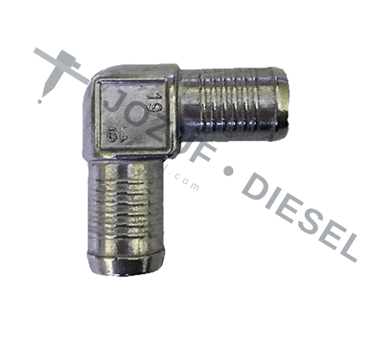 19x19mm L-Shape 90° Elbow Fuel Pipe Connector