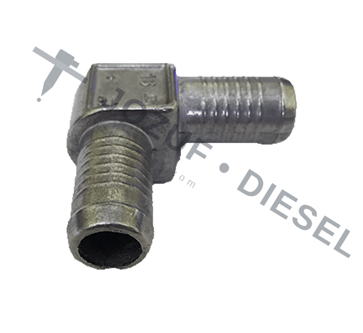 16x16mm L-Shape 90° Elbow Fuel Pipe Connector 2